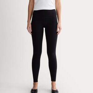 Everlane Black ReNew 28 Inch High Waist Compression Leggings Medium